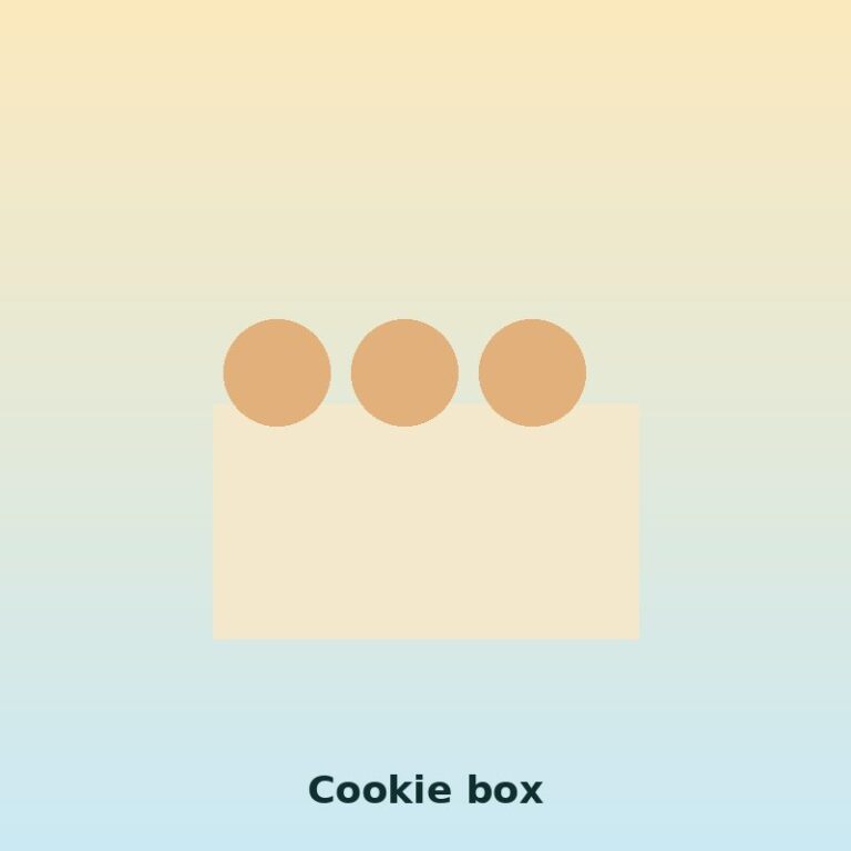 Coconut cookie gift box