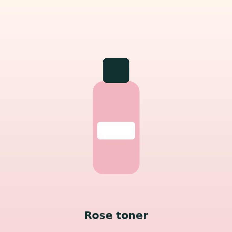 Rose water toner